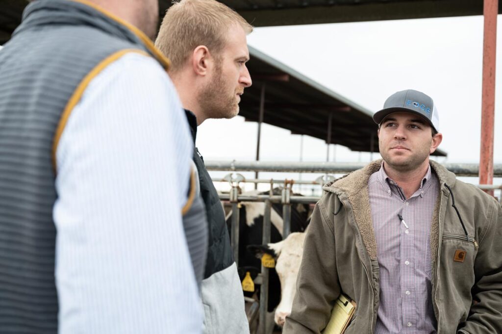 Tyler Batchelder explains the nutritional benefits of feeding cattle whole cottonseed.