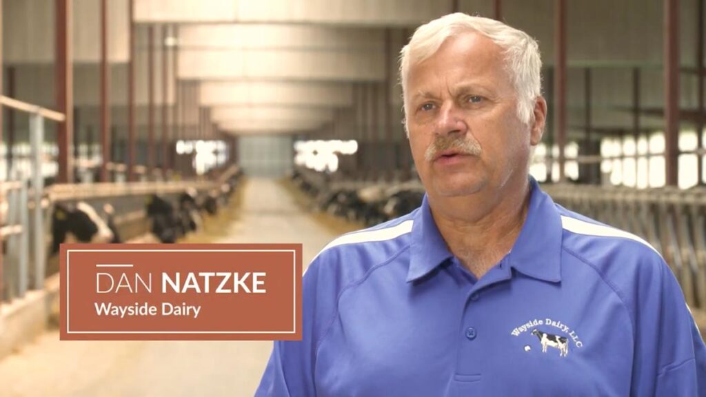 Dairyman Dan Natzke discusses the benefits of feeding whole cottonseed at Wayside Dairy in Wisconsin.